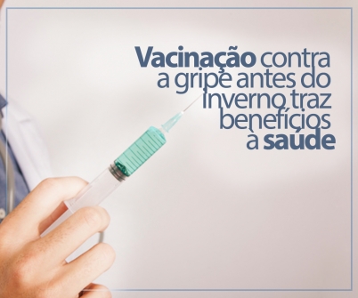 Imagem notícia Vacinação contra a gripe antes do inverno traz benefícios à saúde