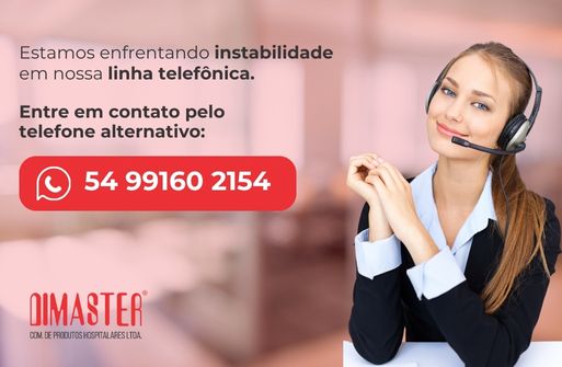 Imagem notícia Instabilidade temporária em nossa linha telefônica