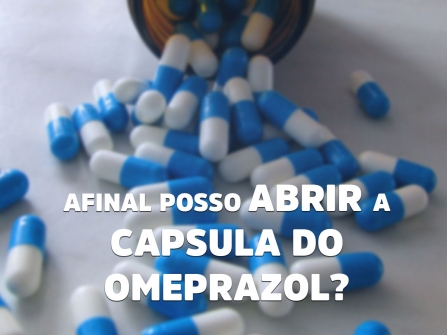 Imagem notícia Afinal, posso abrir a cápsula de omeprazol?